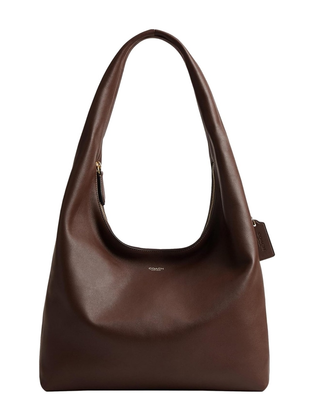 Coach Pillow Brooklyn Shoulder Bag 34 in Maple Leather and Brass - New